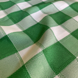 Oxford Xadrez 100% Poliester Verde e Branco 1,40m Decoração e Toalhas