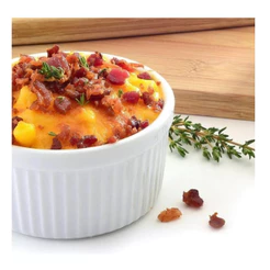 Ramekin de Porcelana Canelado 210ml Ideal Para Cupcake Ramequim Bowl