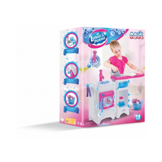Brinquedo Lavanderia Lava e Passa - Magic Toys 8042 em Oferta na Shopee