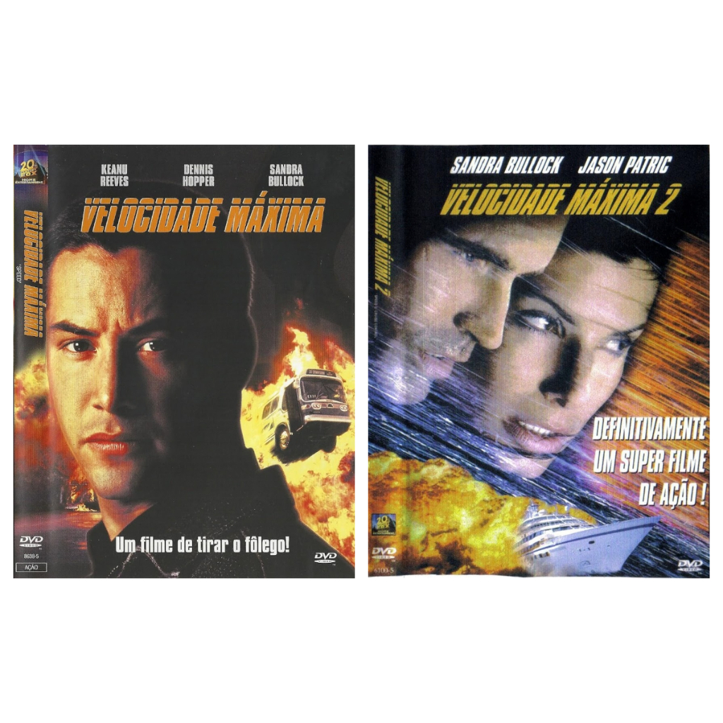 Coleção Dvds Filmes: Velocidade Máxima - Dublado e Legendado