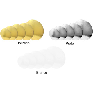 10 Disco Laminado Base para Bolos Doces Sousplat Confeitaria 19, 23, 26, 28 e 33cm Dourado Prata em Oferta na Shopee