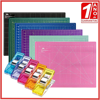 Kit Patchwork Base de Corte 22x30cm, 30x45cm, 60x45cm ou 90x60cm + 6 Wonder Clips em Oferta na Shopee