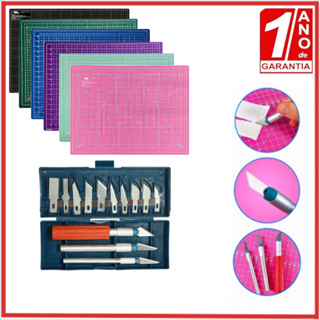 Kit Base de Corte + Estilete Precisão Cortador Manual em Oferta na Shopee