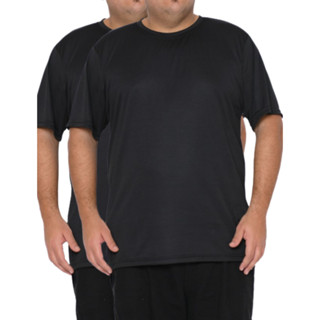 Kit 2 Camisetas Dry Fit Masculina Plus Size Academia Esportes
