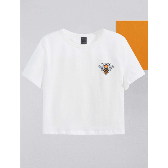 Camiseta Abelhinha Estampa Abelha Oversized Unissex