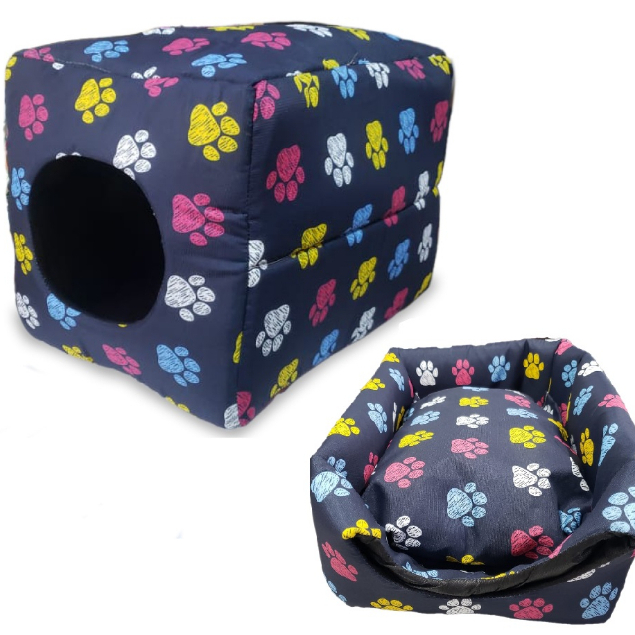Cama E Toca Iglu Pet P Para Cães E Gatos 2 Em 1 Pinscher Yorkshire Iglu em Oferta na Shopee