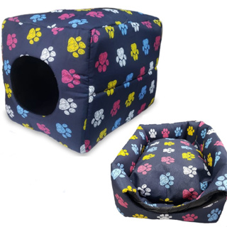 Cama E Toca Iglu Pet P Para Cães E Gatos 2 Em 1 Pinscher Yorkshire Iglu em Oferta na Shopee