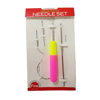 Kit Agulha 5 peças para fazer cabelo tranças