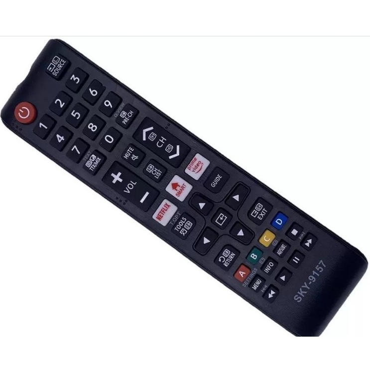 Controle Remoto Tv Samsung Netflix Amazon Prime Video Smart Universal Led 9157
