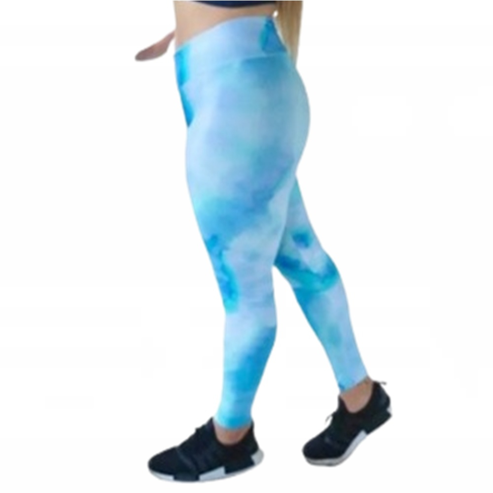 Calça legging estampada para treinos, academia ginástica