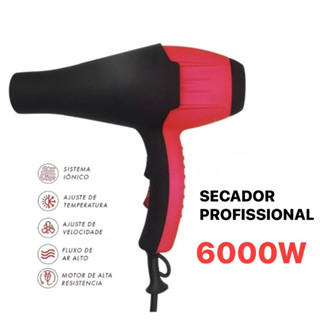 Secador De Cabelo Profissional 6000w Potente Salão Cabeleireiro