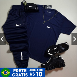 Conjunto Impermeável Calça Chimpa e Camiseta Dri Fit REFLETIVO Esportivo - Moda entre Jovens 2023