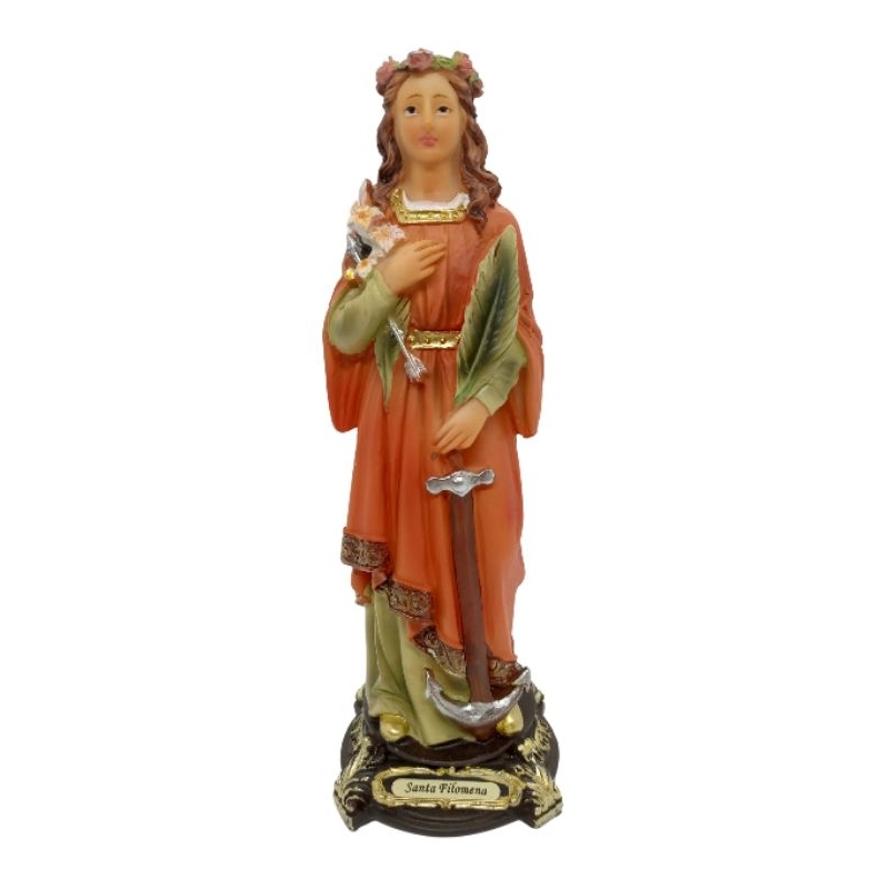 Imagem de Santa Filomena 20cm Resina Importada