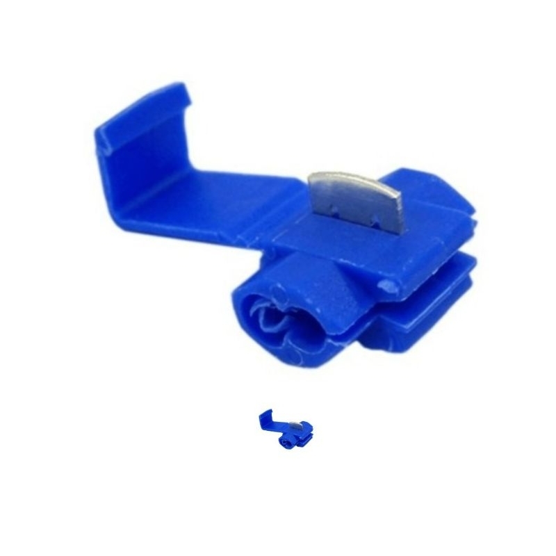 Conector de elétrico derivação emendas fios 0,75-2.5mm Azul