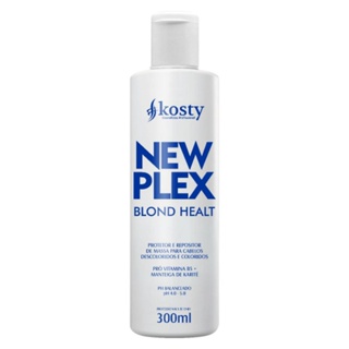 new Plex blond protetor para descoloração. mistura pó e ox kosty 300ml