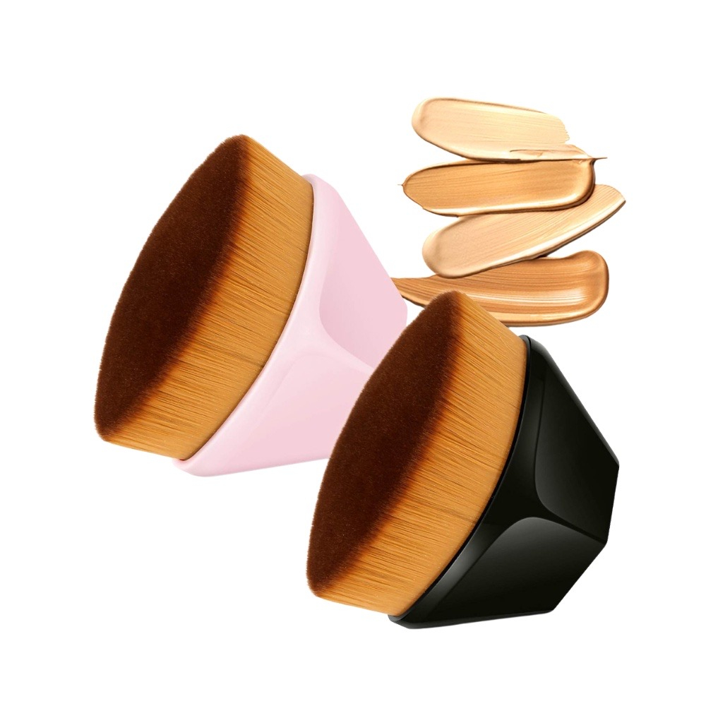 Pincel De Base Corretivo hexagonal Cream Para Maquiagem Rápida Facial pincel plano[Mais vendidos]