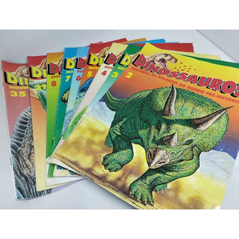 Revista Dinossauros Descubra Os Gigantes do Mundo Pré-Histórico Globo (Unidade)