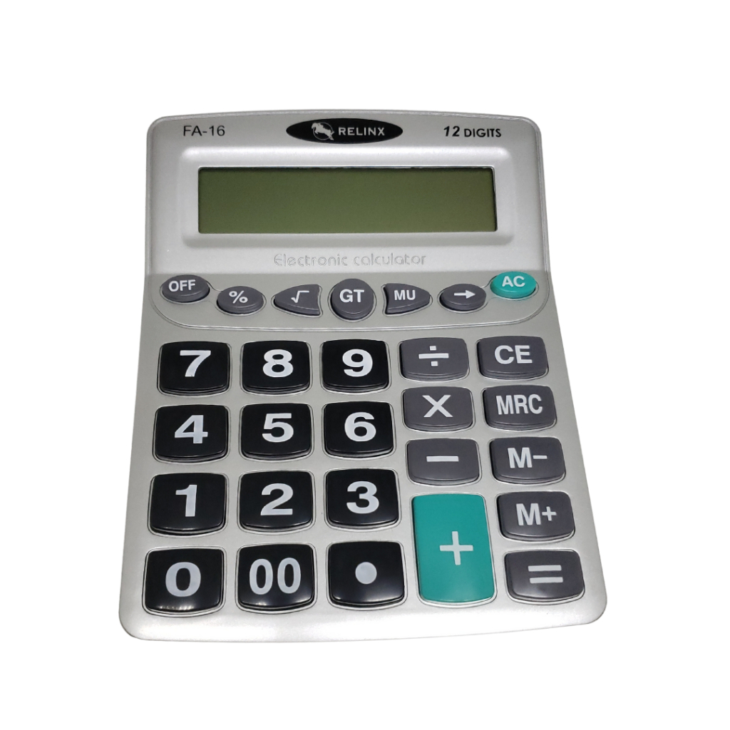 Calculadora Visor Grande Mesa Escritório Display 12 Digitos