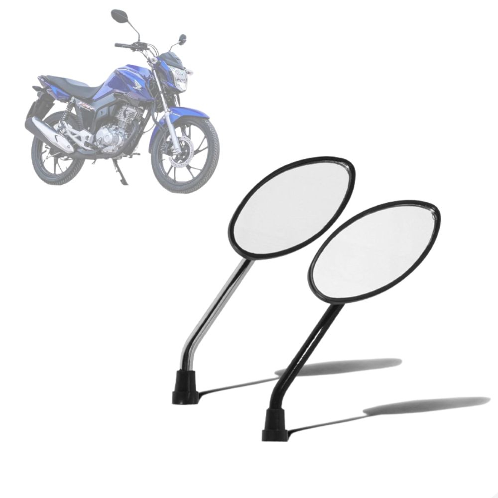 Retrovisor Espelho Mini Pro Tork Speed Universal Honda Unitário Peças Acessórios De Moto