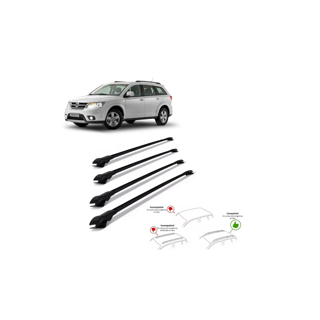 Rack Travessa de Teto Saveiro Cross 2010 A 2019 Slim Heavy Car