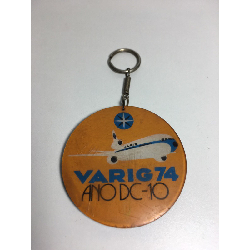 Chaveiro Varig DC-10 Raro