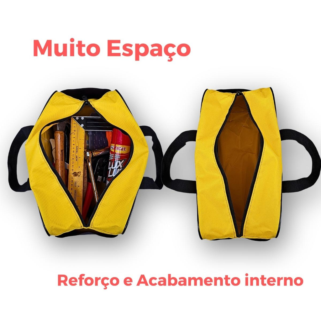 Bolsa De Lona Mala Para Ferramentas Eletricista 8 Divisões envio imediato