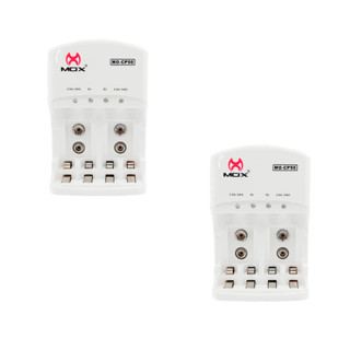 Carregador Para Pilhas e Baterias Recarregaveis AAA AA 9V MOX Mo-cp50