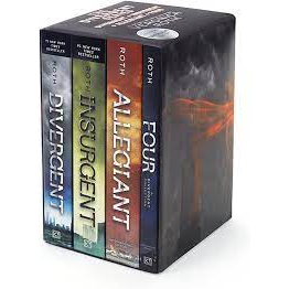 Livro - Box Divergente em inglês - Box The Divergent Series: Divergent, Insurgent, Allegiant and Four