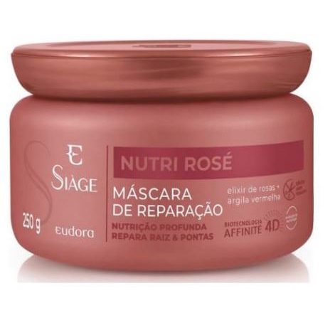 Máscara Capilar Siàge Nutri Rosé 250g Eudora