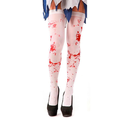 Meia Calça 7/8 Com Manchas de Sangue - Halloween — imagem 2 de 2