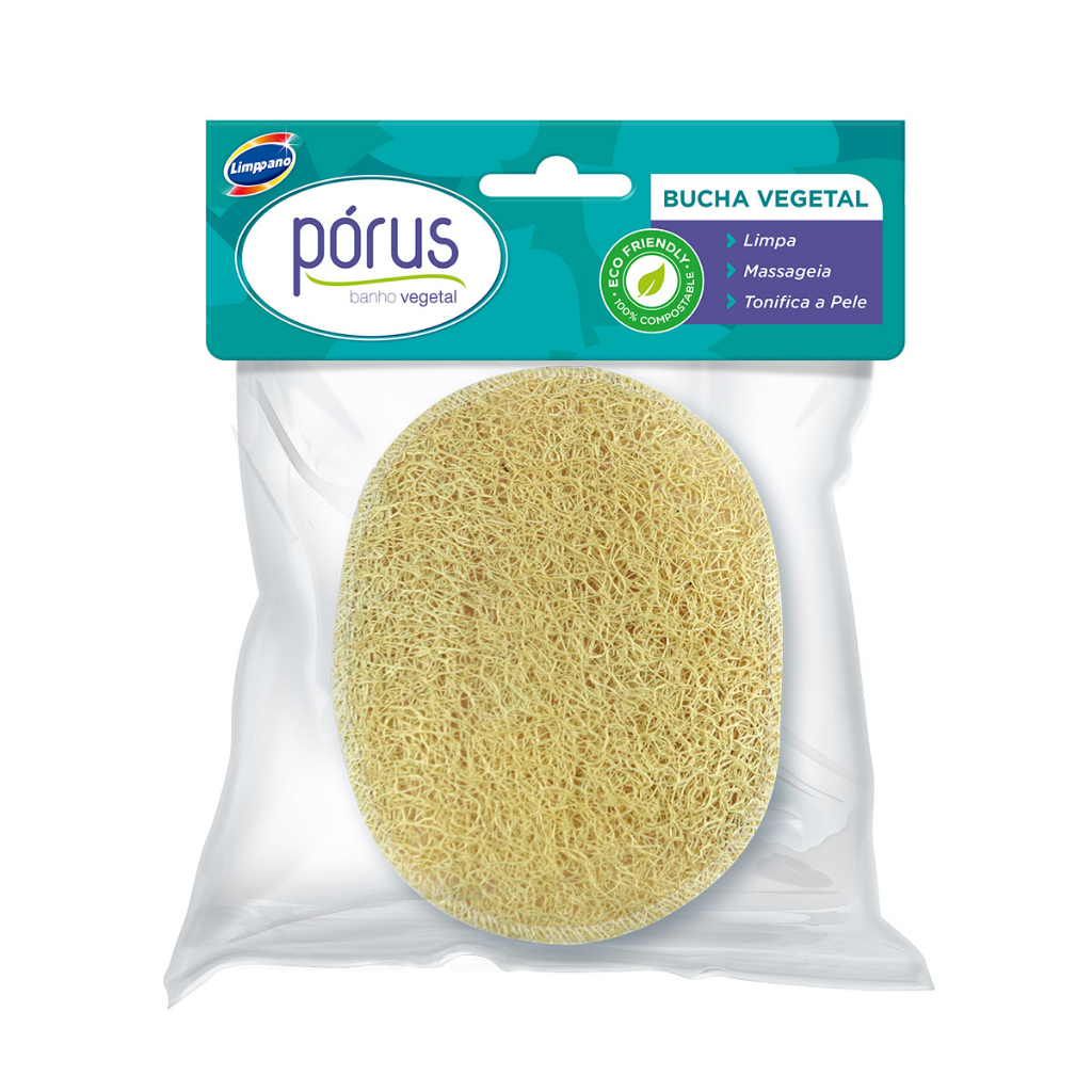 Bucha Vegetal Biodegradável Pórus
