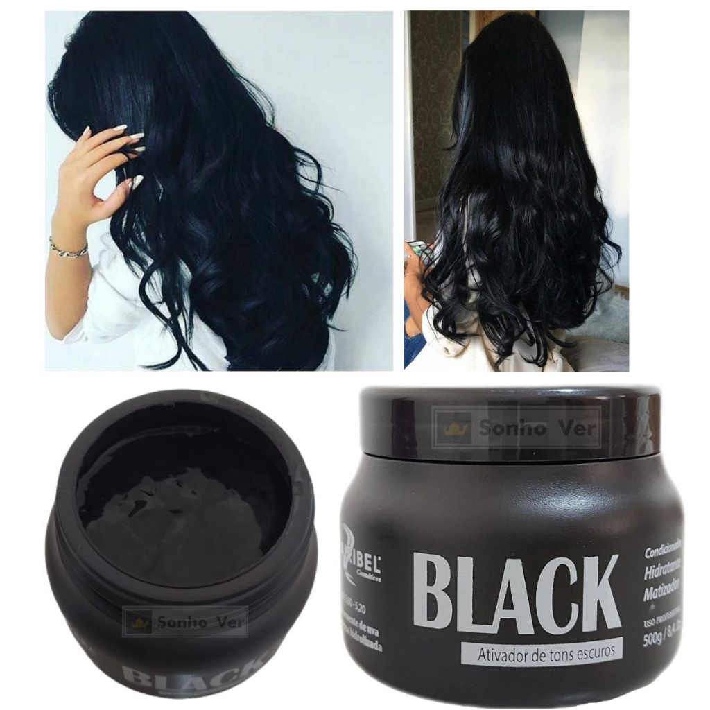 Matizador Black / Preto Ativador Tons Escuros 500g Mairibel