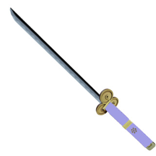 Espada / Katana Enma Zoro One Piece em MDF
