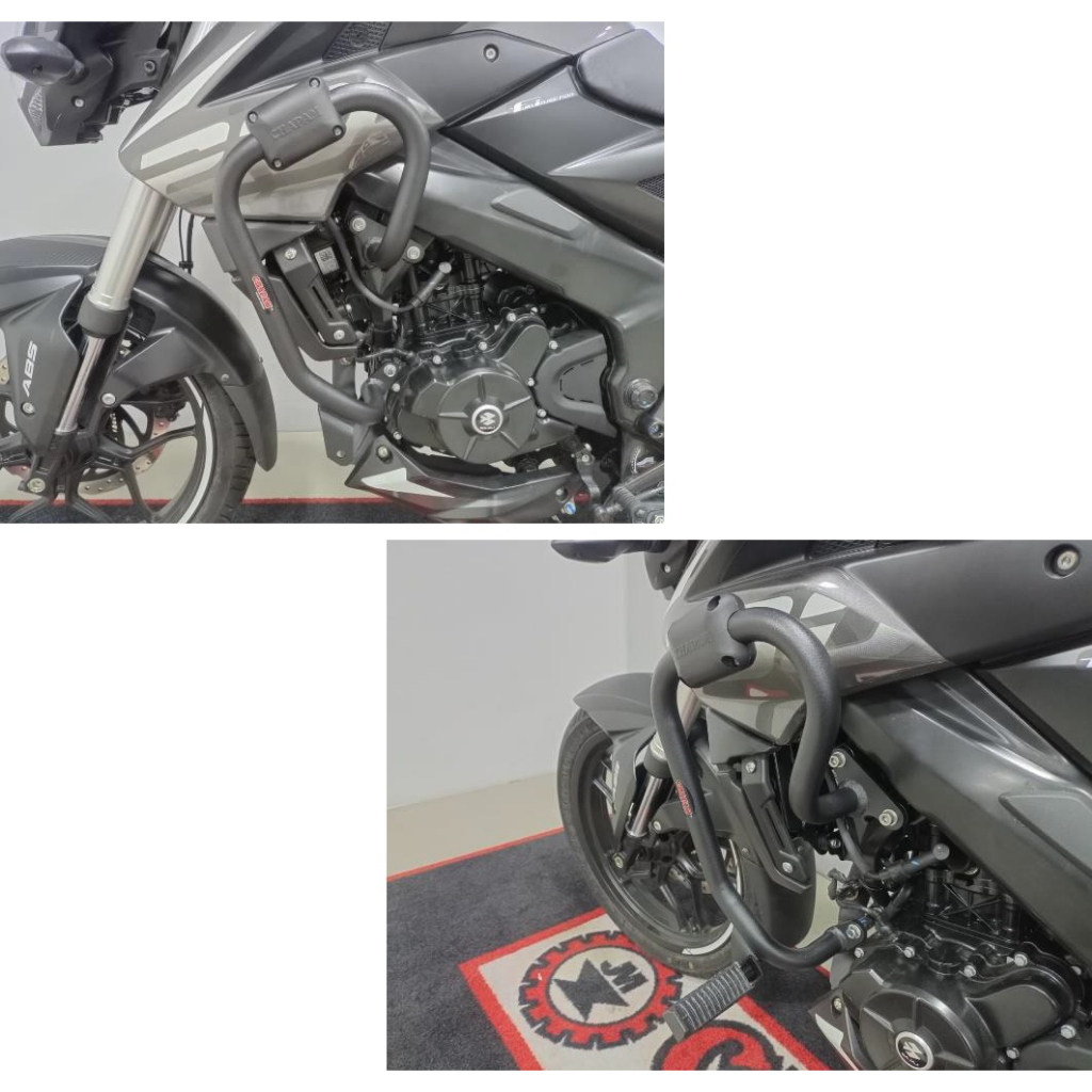 Protetor de Motor e Carenagem com Pedaleira Chapam - Bajaj Dominar 200 · foto 2