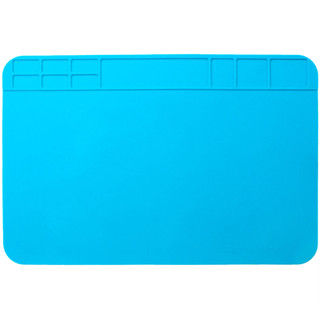Manta antiestatica de silicone 20x30 / 25x35 / 35x45 tapete de mesa para manutenção de eletronicos com Divisórias