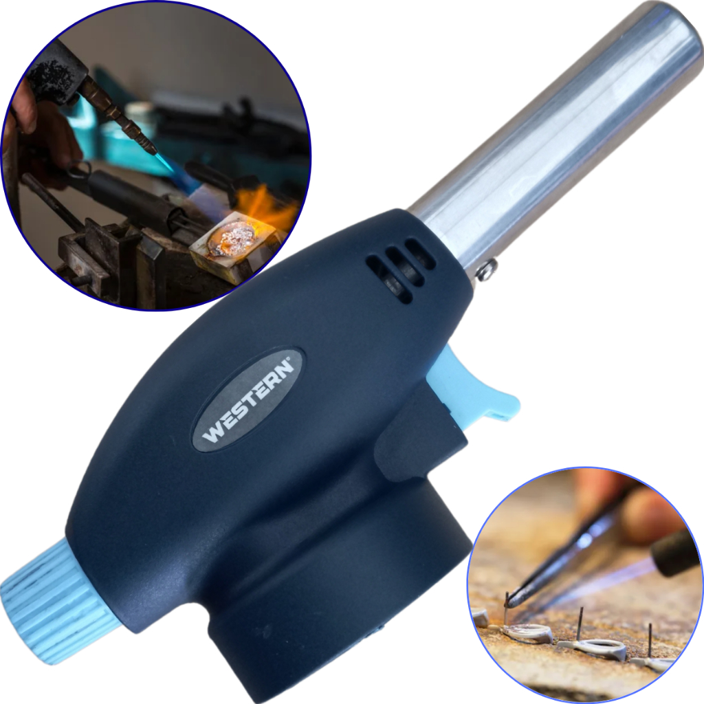 Maçarico Culinário Multiuso Soldagem Regulável Portátil 360° em Oferta na Shopee