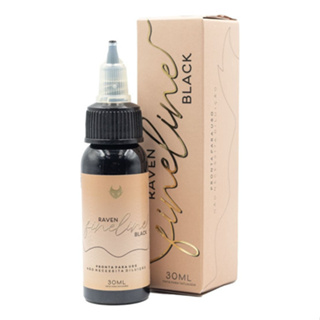 Tinta Tatuagem Raven Black Fine Line Preto 30ml 15ml Easy Glow Tattoo Electric Ink OFERTA RELÂMPAGO em Oferta na Shopee