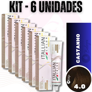 6 Colorações 4.0 Itallian Color Tinta Color Silk 60gr