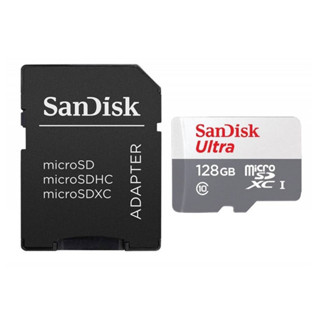 Cartão de Memória MicroSD 128GB + Adaptador Ultra - SanDisk