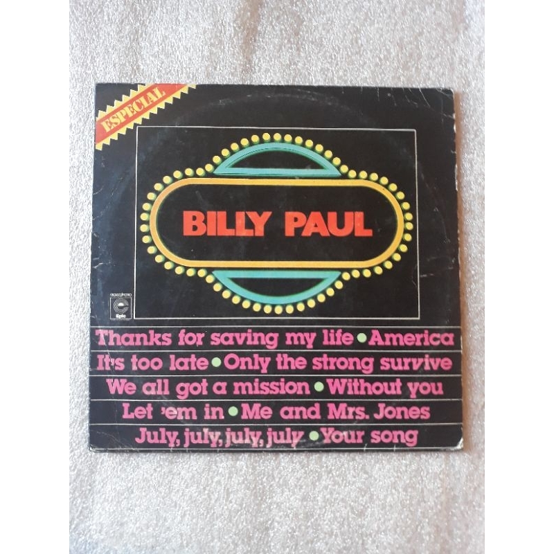 LP Billy Paul - Special  1977