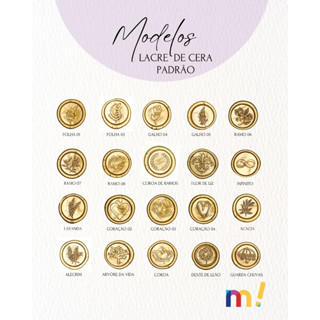 kit 50 Lacre de Cera | com adesivo 3M