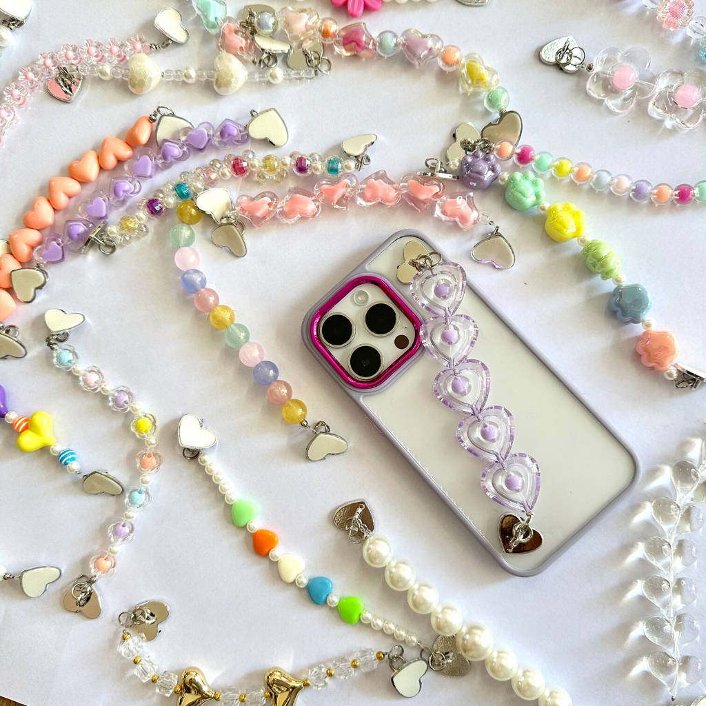 Cordinha Para Celulares Suporte Corrente De Mão Para Capa de Celular Detalhada Acessório Para Celular Suporte