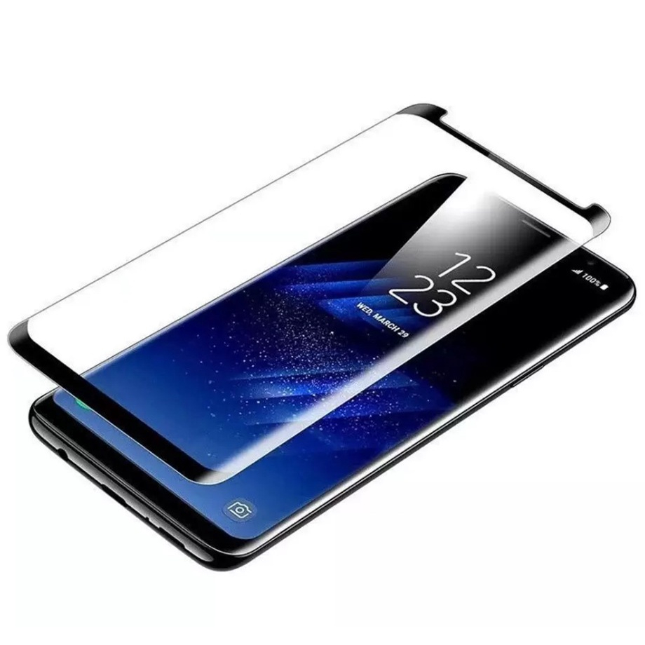 Película Protetora de Vidro Curvada 3D para Samsung Galaxy S8 S9 S10 S10 PLUS S20 S20 PLUS S21 S21 PLUS NOTE 8 NOTE 9 NOTE 10, Cola tudo Promoção