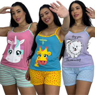 Baby Doll Feminino Alcinha / Baby Doll Feminino / Roupa de Dormir