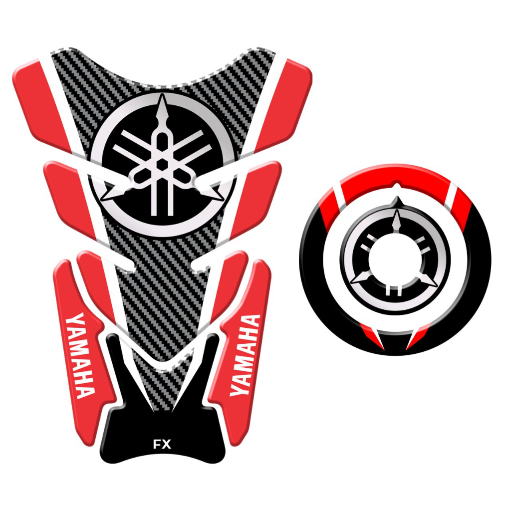Adesivo Tankpad Protetor Tanque Bocal Fazer 150 125 Factor 150 125 Vermelho