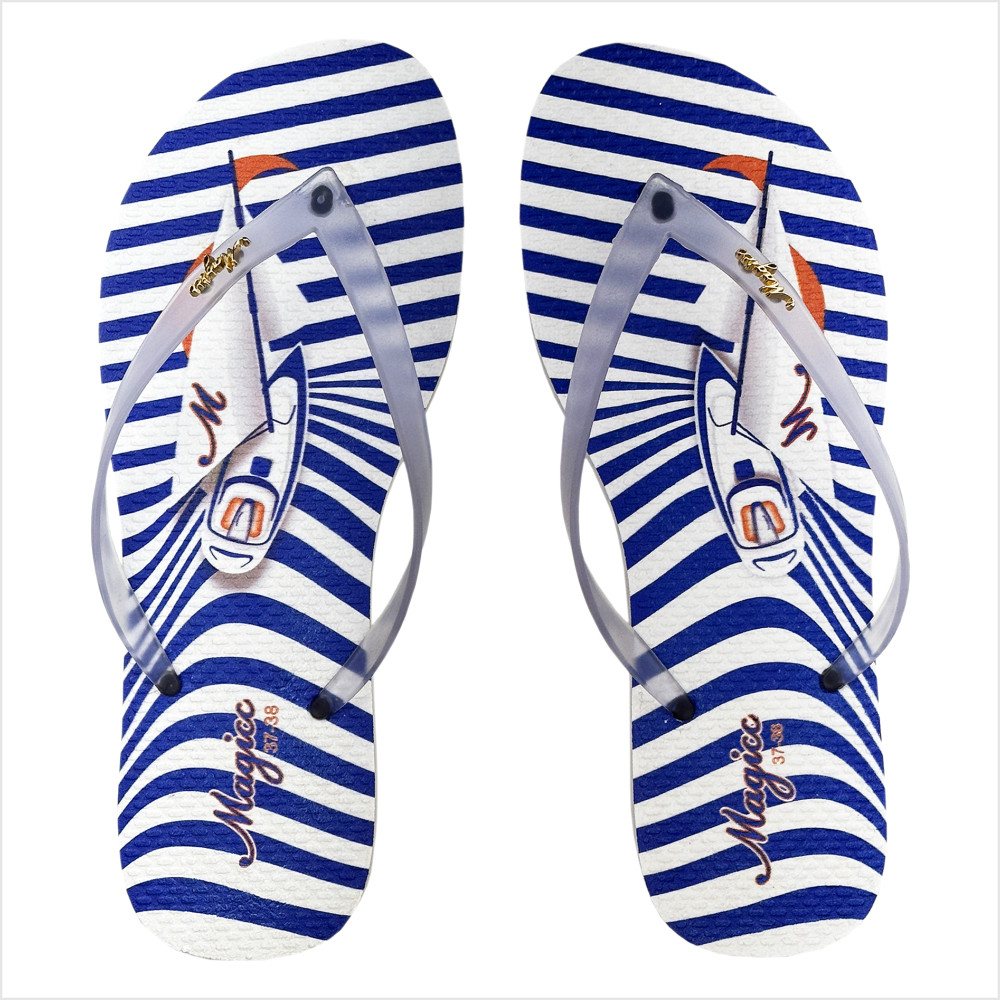 Chinelo Feminino Slim Resistente Confortavel Estilo Havaiana Barco Magicc Bolsas 219