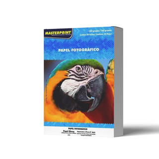 Papel Fotográfico Glossy(Brilho) A4 180g 20 Folhas MASTERPRINT ORIGINAL (não adesivo)- p/ impressão jato de tinta. em Oferta na Shopee