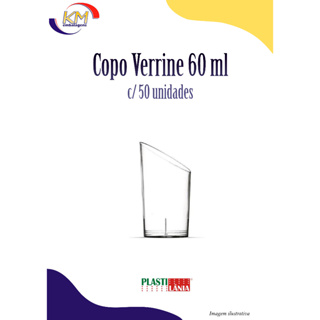 Copo PIC 061 Verrine 60 ml c/50 unid. - Plastilânia - sobremesas, doces, confeitaria em Oferta na Shopee