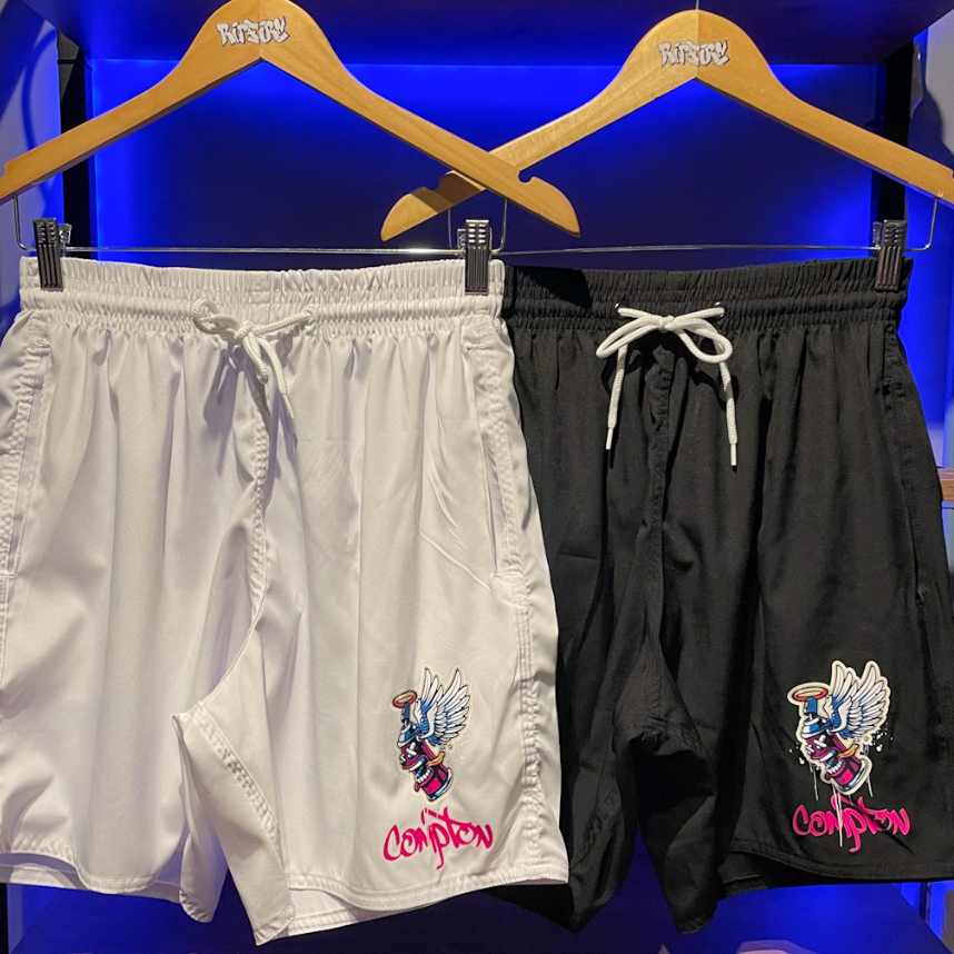 Bermuda Masculina Spray Grafite Skate sk8 em Tac tel Elastano em Oferta na Shopee