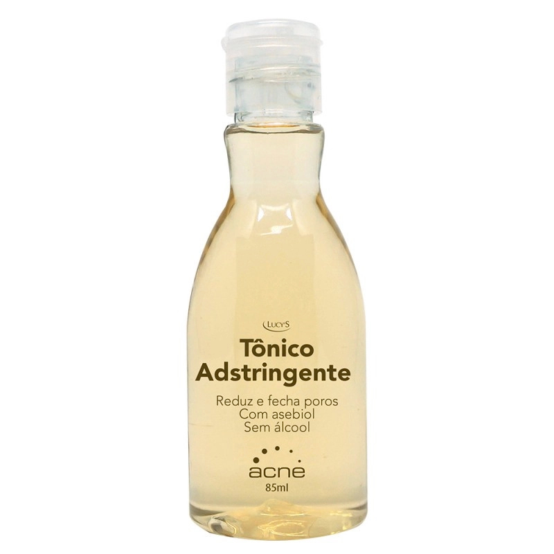 Tonico Adstringente Facial Skin Care Reduz e Fecha os Poros Com Asebiol e Sem Alcool Lucy`s 85ml.